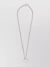Mm6 Maison Margiela Mm6 By Maison Margiela Brass Necklace With Ring Pendant