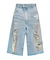 Mm6 Maison Margiela Knee Length And Midi Skirts In Light Blue