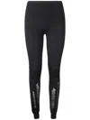 Mm6 Maison Margiela Mm6 By Maison Margiela Elastic Waist Leggings Trousers In Black