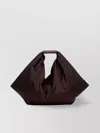 Mm6 Maison Margiela Roomy Unstructured Shopping Bag With Unique Handle