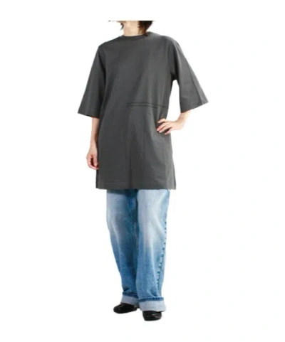 Mm6 Maison Margiela Round-neck Dress In Black