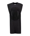 Mm6 Maison Margiela Round-neck Dress In Black