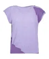 Mm6 Maison Margiela Boat-neck Sleeveless Top In Purple