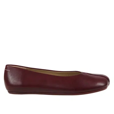 MM6 MAISON MARGIELA ROUNDED-TOE BALLERINA FLATS