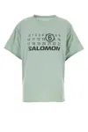 Mm6 Maison Margiela Mm6 X Salomon Ribbed Graphic T-shirt In Green