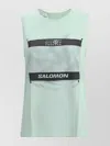 Mm6 Maison Margiela Blue Salomon Edition Abstract Print Sport Top