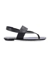 Mm6 Maison Margiela Mm6 By Maison Margiela Anatomic Thong Sandals In Black