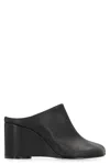 Mm6 Maison Margiela Mm6 By Maison Margiela Leather Mules In Black