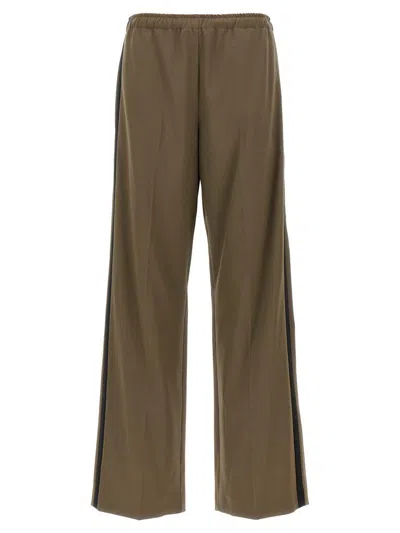 MM6 MAISON MARGIELA MM6 MAISON MARGIELA SATIN BAND PANTS
