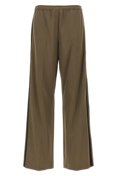 MM6 MAISON MARGIELA MM6 MAISON MARGIELA SATIN BAND PANTS