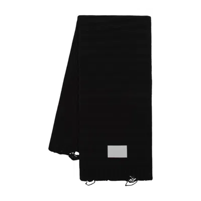 Mm6 Maison Margiela Scarf In Black