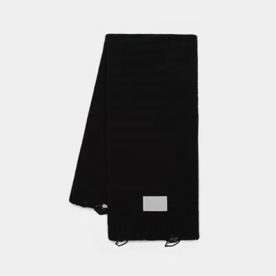 Mm6 Maison Margiela Scarf - Wool - Black