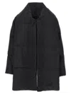 Mm6 Maison Margiela Mm6 By Maison Margiela Scarf Down Jacket In Black