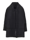 Mm6 Maison Margiela Mm6 By Maison Margiela Scarf Down Jacket In Black