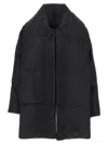 Mm6 Maison Margiela Mm6 By Maison Margiela Scarf Down Jacket In Black