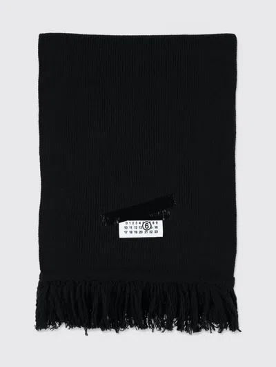 Mm6 Maison Margiela Scarf Men  In Black