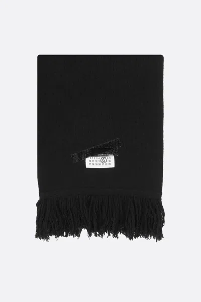 Mm6 Maison Margiela Scarfs In Black