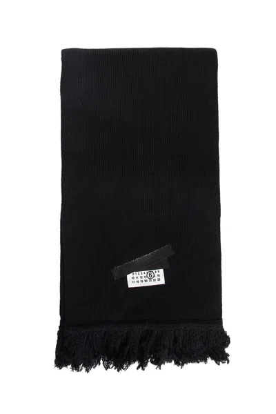 Mm6 Maison Margiela Scarves In Black