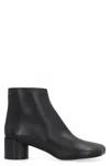 MM6 MAISON MARGIELA SCULPTED LEATHER ANKLE BOOTS FOR WOMEN