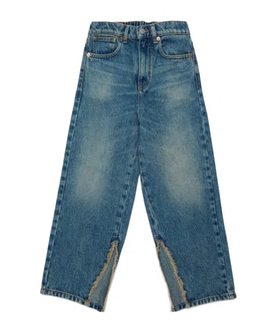 MM6 MAISON MARGIELA SHADED REGULAR JEANS WITH SPLIT