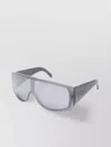 Mm6 Maison Margiela Shield Sunglasses Wide Arms In Gray
