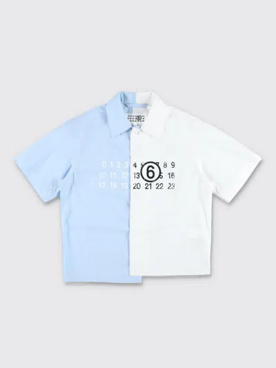Mm6 Maison Margiela Shirt  Kids Color Blue