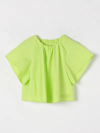 Mm6 Maison Margiela Shirt  Kids Color Green