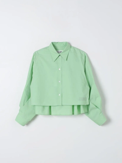 Mm6 Maison Margiela Shirt  Kids Colour Green