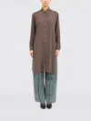 Mm6 Maison Margiela Shirt  Woman Color Brown In Brown
