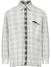 Mm6 Maison Margiela Mm6 By Maison Margiela Plaid Shirt With Classic Collar