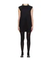Mm6 Maison Margiela Shirting Darting Minidress In Black