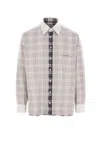 Mm6 Maison Margiela Mm6 By Maison Margiela Plaid Shirt With Classic Collar