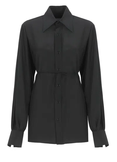 Mm6 Maison Margiela Shirts In Black