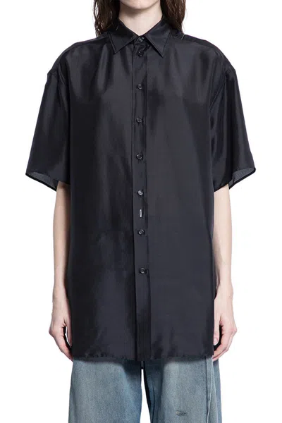 Mm6 Maison Margiela Shirts In Black
