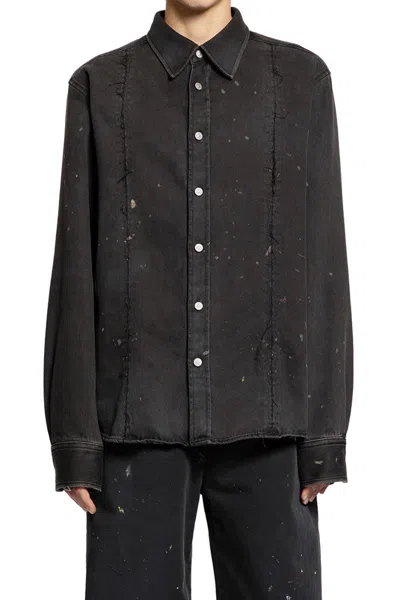 Mm6 Maison Margiela Shirts In Black