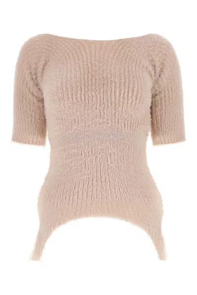 Mm6 Maison Margiela Powder Pink Nylon Top