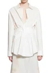 Mm6 Maison Margiela Cotton Shirt In White