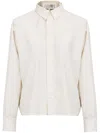 Mm6 Maison Margiela Ivory Cotton Shirt In White