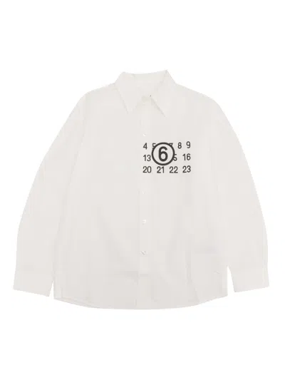 Mm6 Maison Margiela Shirts In White