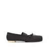 Mm6 Maison Margiela Mm6 By Maison Margiela Ballet Flats With Signature Bow Detail