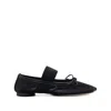 Mm6 Maison Margiela Mm6 By Maison Margiela Anatomic Numeric Ballerinas In Black