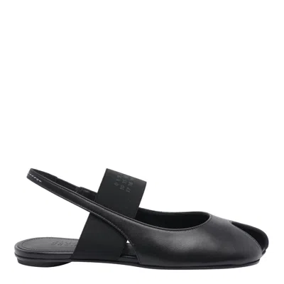Mm6 Maison Margiela Anatomical Slingback Sandal In Black