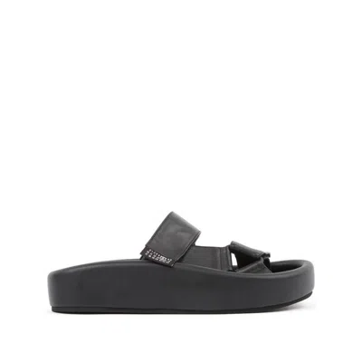 Mm6 Maison Margiela Plateau-sandalen Mit Gurtband In Black