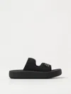 Mm6 Maison Margiela Kids' Sandali Slides Con Stampa In Black