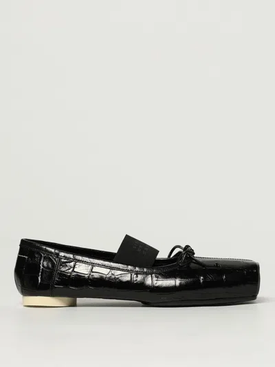 MM6 MAISON MARGIELA BALLET FLAT MM6 MAISON MARGIELA WOMAN COLOR BLACK,H32002002