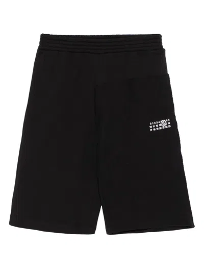 Mm6 Maison Margiela Kids' Calzoncini In Black