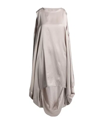 Mm6 Maison Margiela Short Dresses In Silver