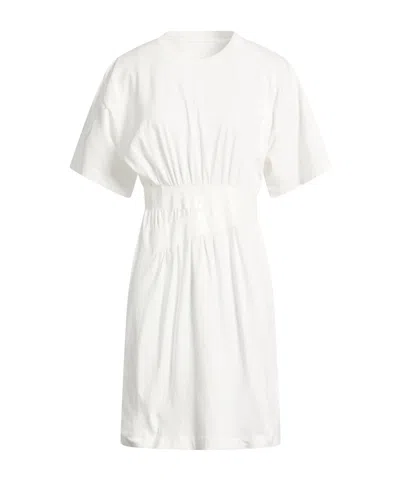 Mm6 Maison Margiela Short Dresses In White