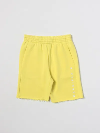 Mm6 Maison Margiela Short  Kids Color Yellow