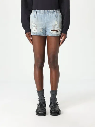 Mm6 Maison Margiela Short  Woman Color Blue